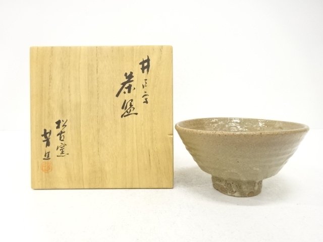 JAPANESE TEA CEREMONY / TEA BOWL CHAWAN / IDO STYLE / ARTISAN WORK 